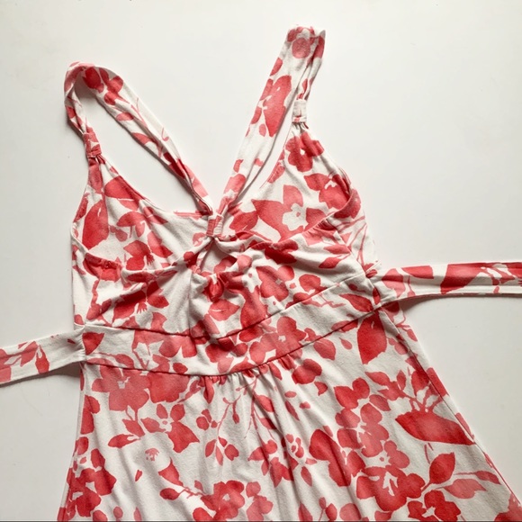 American Eagle• pink floral halter sundress - Picture 6 of 8